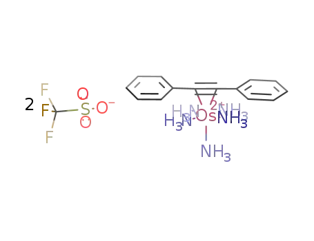 (η2-PhCCPh)pentaammineosmium (OTf)2