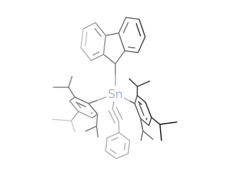 (((CH<sub>3</sub>)2CH)3C<sub>6</sub>H<sub>2</sub>)2Sn(CCC<sub>6</sub>H<sub>5</sub>)CH(C<sub>6</sub>H<sub>4</sub>)2
