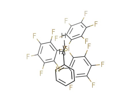 β-(tris-(pentafluoro phenyl) silyl) styrol