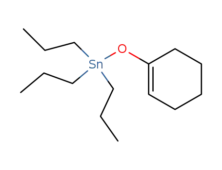 Molecular Structure of 17814-58-3 (Cyclohexen-<sup>(1)</sup>-yloxy-tripropyl-stannan)