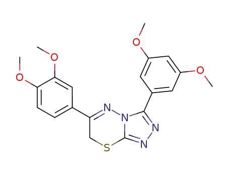 3-(3,5-dimethoxyphenyl)-6-(3,4-dimethoxyphenyl)-7H-[1,2,4]-triazolo-[3,4-b]-[1,3,4]-thiadiazine