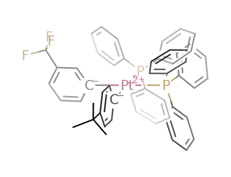 cis-(4-tert-butylphenyl)[3-(trifluoromethyl)phenyl]bis(triphenylphosphane)platinum(II)