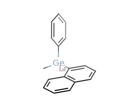 Molecular Structure of 51894-87-2 (Lithium, (methyl-1-naphthalenylphenylgermyl)-)