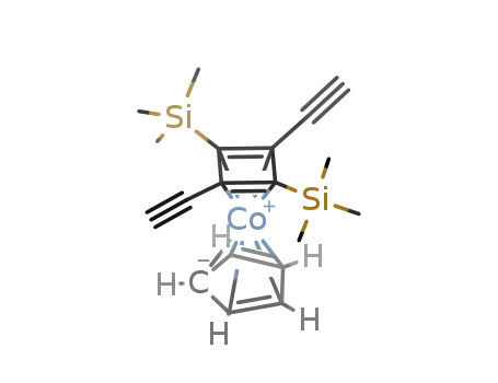 (1,3-diethynyl-2,4-bis(trimethylsilyl)-η4-cyclobutadiene)(η5-cyclopentadienyl)cobalt
