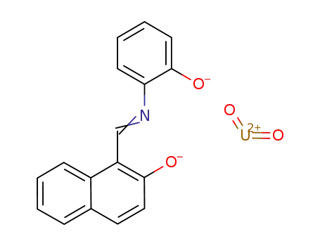 UO<sub>2</sub><sup>(2+)</sup>*C<sub>17</sub>H<sub>11</sub>NO<sub>2</sub><sup>(2-)</sup>=UO<sub>2</sub>(C<sub>17</sub>H<sub>11</sub>NO<sub>2</sub>)