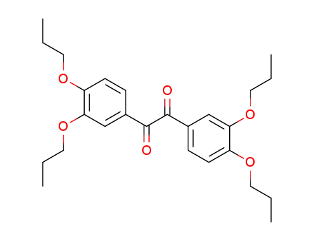 Molecular Structure of 138145-22-9 (Ethanedione, bis(3,4-dipropoxyphenyl)-)