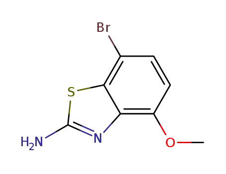 7-bromo-4-methoxy-2-benzothiazolamine