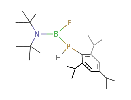 (di-tert-butylamino){(2,4,6-triisopropylphenyl)phosphino}boron fluoride