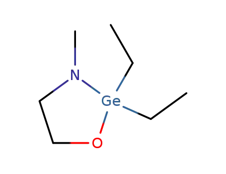 Molecular Structure of 56521-12-1 (1,3,2-Oxazagermolidine, 2,2-diethyl-3-methyl-)