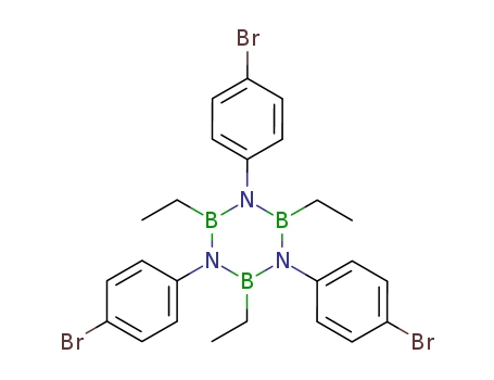 Borazine,1,3,5-tris(4-bromophenyl)-2,4,6-triethyl-