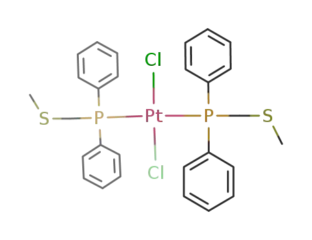 PtCl<sub>2</sub>((C<sub>6</sub>H<sub>5</sub>)2PCH<sub>2</sub>SCH<sub>3</sub>)2