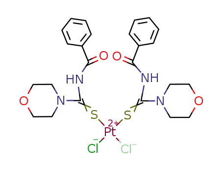 cis-bis(4-(benzoylthiocarbamoyl)morpholine)dichloroplatinum(II)