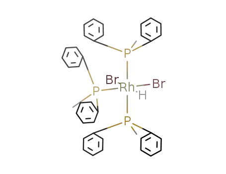 α-Rh(CH3P(C6H5)2)3HBr2