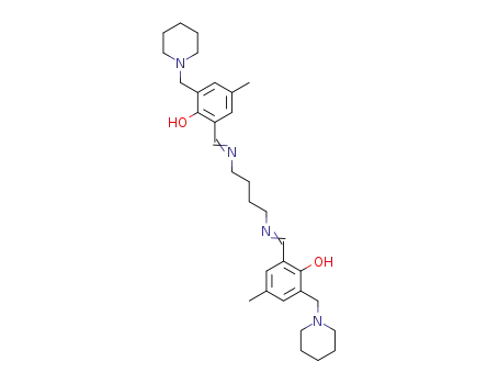 N,N'-bis[2-hydroxy-3-(piperidin-1-ylmethyl)-5-methylbenzyl]butylenediimine