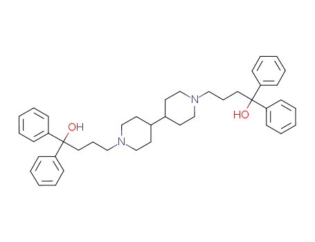 Molecular Structure of 1036765-93-1 (4-[1'-(4-hydroxy-4,4-diphenyl-butyl)-[4,4']bipiperidinyl-1-yl]-1,1-diphenyl-butan-1-ol)
