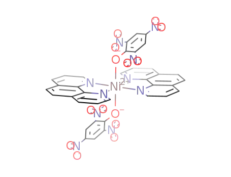 Ni[(NO<sub>2</sub>)3C<sub>6</sub>H<sub>2</sub>(O)]2[C<sub>12</sub>H<sub>8</sub>N<sub>2</sub>]2