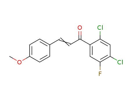 2-Propen-1-one, 1-(2,4-dichloro-5-fluorophenyl)-3-(4-methoxyphenyl)-