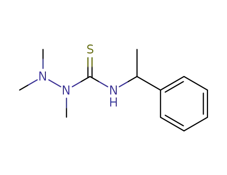 Molecular Structure of 65433-08-1 (Hydrazinecarbothioamide, 1,2,2-trimethyl-N-(1-phenylethyl)-, (S)-)