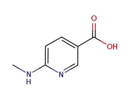 Molecular Structure of 262296-02-6 (3-Pyridinecarboxylicacid,6-(methylamino)-(9CI))