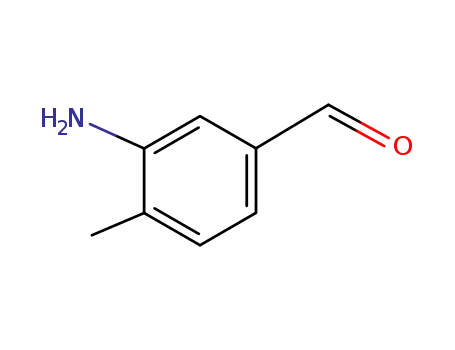 Molecular Structure of 29526-73-6 (P-TOLUALDEHYDE, 3-AMINO-)