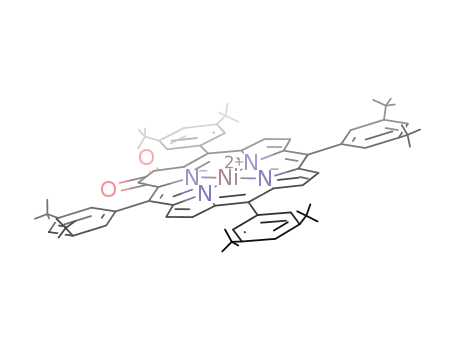 Molecular Structure of 171010-00-7 ([2,3-dioxo-5,10,15,20-tetrakis(3'',5''-di-tert-butylphenyl)chlorinato]nickel(II))