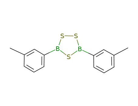 3,5-bis(3-methylphenyl)-cyclo-1,2,4-trithia-3,5-diborolane