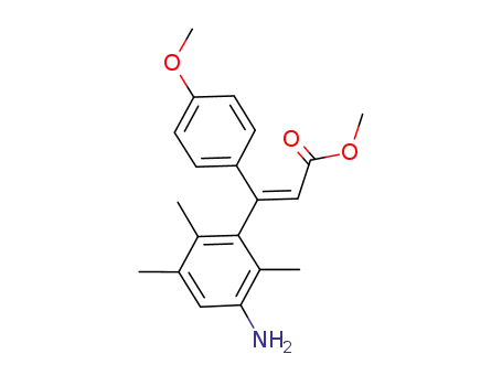 (E)-methyl 3-(3-amino-2,5,6-trimethylphenyl)-3-(4-methoxyphenyl)acrylate