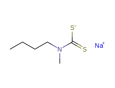 Molecular Structure of 72594-01-5 (Carbamodithioic acid, butylmethyl-, sodium salt)