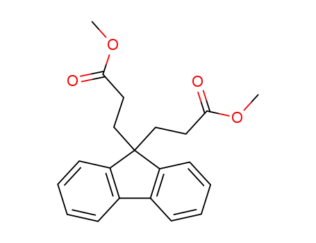 Molecular Structure of 13098-97-0 (9H-Fluorene-9,9-dipropanoic acid, dimethyl ester)