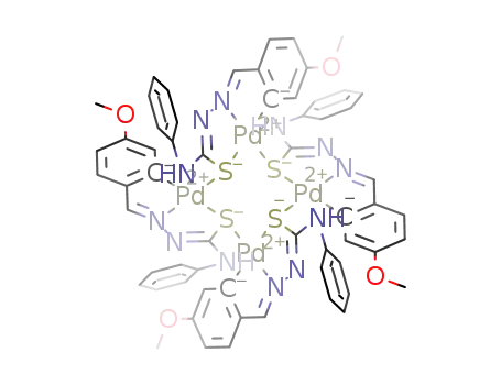 [Pd(4-MeOC<sub>6</sub>H<sub>3</sub>C(H)=NN=C(S)NHPh)]4
