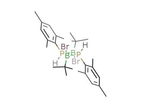 1,3-dimesityl-2,4-di-tert.-butyl-2,4-dibromo-1,3,2,4-diphosphadiboracyclobutane