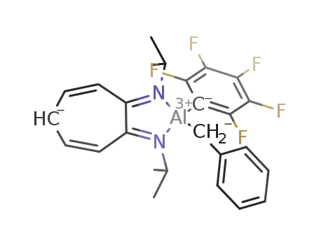 (N,N'-diisopropylaminotroponiminate)Al(CH<sub>2</sub>Ph)(C<sub>6</sub>F<sub>5</sub>)