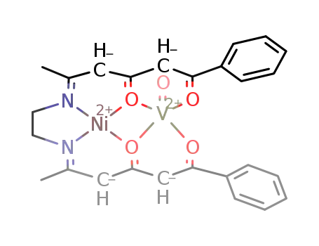 [5,10-dimethyl-1,14-diphenyl-6,9-diazatetradeca-4,10-diene-1,3,12,14-tetraonato<sup>(4-)</sup>-N<sup>(6)</sup>N<sup>(9)</sup>O<sup>(3)</sup>O<sup>(12)</sup>;O<sup>(1)</sup>O<sup>(3)</sup>O<sup>(12)</sup>O<sup>(14)</sup>]nickel(II)oxovanadium(IV)