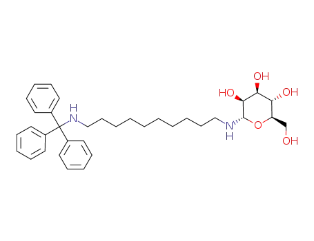 N-(N'-tritylaminodecyl)-α-D-mannopyranosylamine