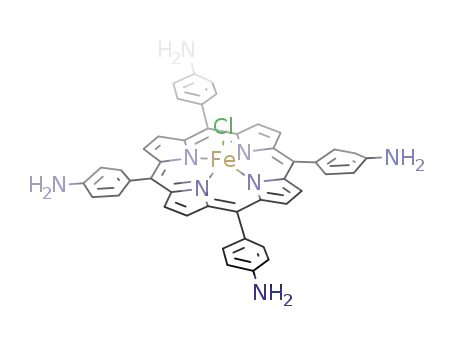 Molecular Structure of 99651-88-4 (5,10,15,20-Tetrakis-(4-aminophenyl)-porphyrin-Fe-(III)chlorid)