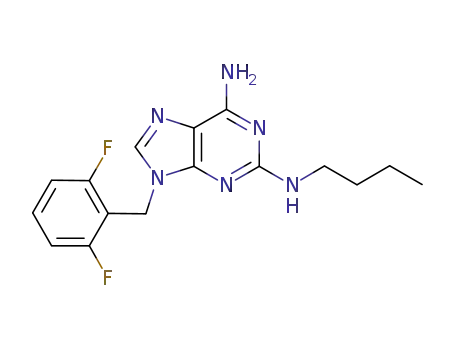 N<sub>2</sub>-butyl-9-(2,6-difluorobenzyl)-9H-purine-2,6-diamine
