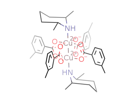 [Cu(CH<sub>3</sub>C<sub>6</sub>H<sub>4</sub>COO)2[C<sub>5</sub>H<sub>8</sub>NH(CH<sub>3</sub>)2]]2