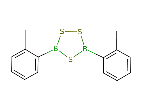 3,5-bis(2-methylphenyl)-cyclo-1,2,4-trithia-3,5-diborolane