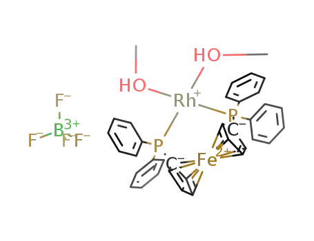 [Rh(DPPF)(MeOH)2](BF<sub>4</sub>)