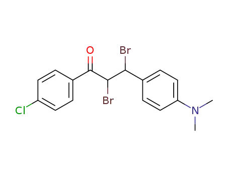 1-Propanone,
2,3-dibromo-1-(4-chlorophenyl)-3-[4-(dimethylamino)phenyl]-