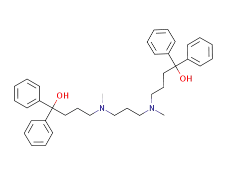 4-({3-[(4-hydroxy-4,4-diphenyl-butyl)-(methyl)amino]-propyl}-(methyl)amino)-1,1-diphenyl-butan-1-ol
