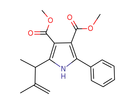 dimethyl 2-(1,2-dimethylallyl)-5-phenyl-1H-pyrrole-3,4-dicarboxylate