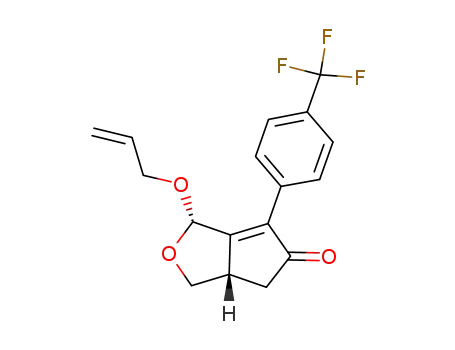 1-(allyloxy)-6-(4-(trifluoromethyl)phenyl)-3a,4-dihydro-1H-cyclopenta[c]furan-5(3H)-one