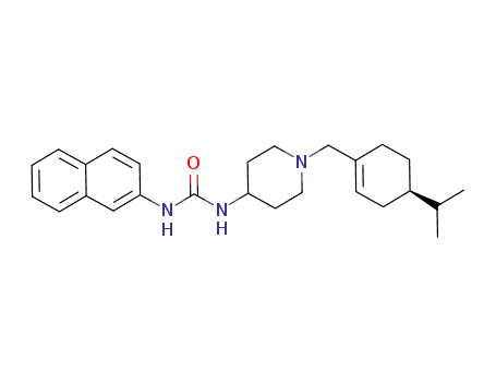 Urea,
N-[1-[[(4R)-4-(1-methylethyl)-1-cyclohexen-1-yl]methyl]-4-piperidinyl]-N'-
2-naphthalenyl-