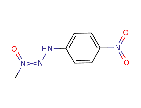 Molecular Structure of 86796-97-6 (1-Triazene, 1-methyl-3-(4-nitrophenyl)-, 1-oxide)
