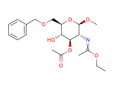 methyl 3-O-acetyl-6-O-benzyl-2-deoxy-2-ethylacetimido-β-D-glucopyranoside