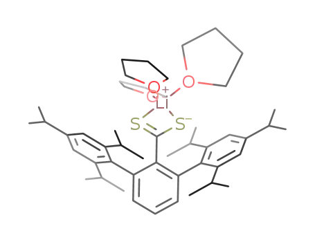 [2,6-(2,4,6-triisopropylphenyl)2C<sub>6</sub>H<sub>3</sub>CS<sub>2</sub>]Li(tetrahydrofuran)3