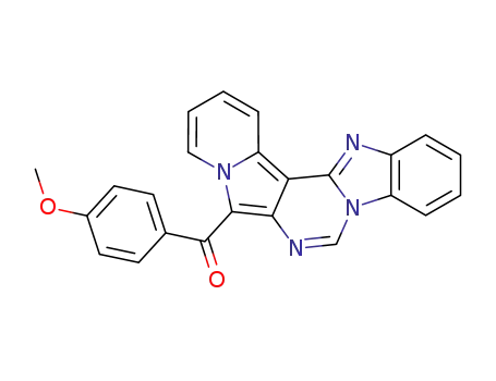1-(4-methoxybenzoyl)indolizino[2',1':4,5]pyrimido[1,6-a]benzimidazole