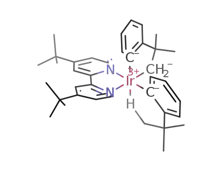 Ir(4,4'-di-tert-butyl-2,2'-bipyridyl)(κ2-C,C'-CH2CMe2C6H4)(C6H4-tBu-2)