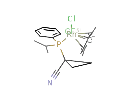 [[1-(isopropylphenylphosphino)cyclopropane carbonitrile]pentamethylcyclopentadienyl] rhodium dichloride